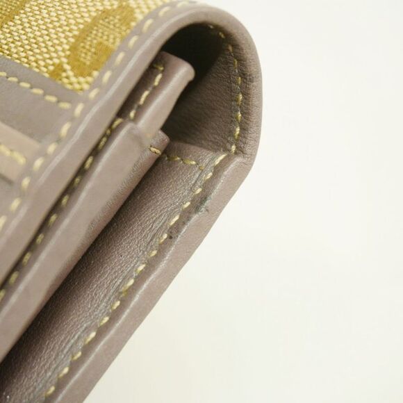 Gucci Long Wallet GG Canvas 256998 Canvas Brown Chien Pan Gold Hardware Women's - Picture 5 of 10